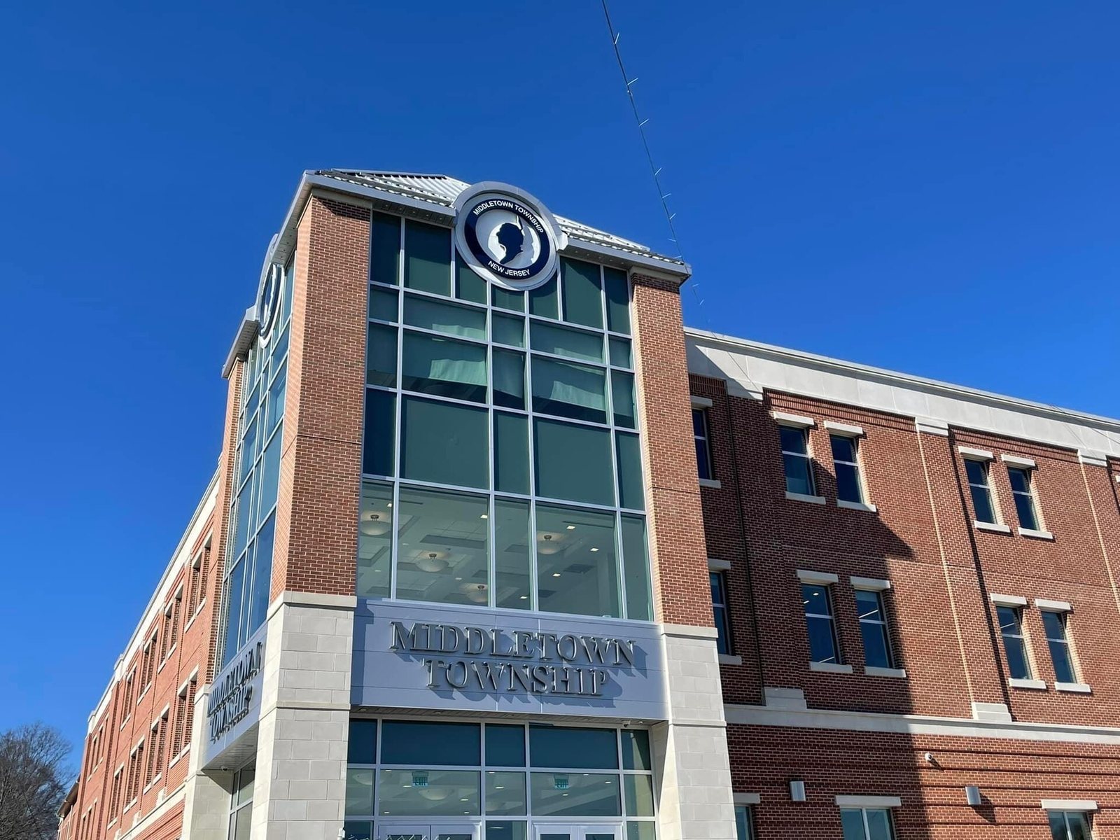 Middletown Township municipal building, meeting place of the Police Auxiliary